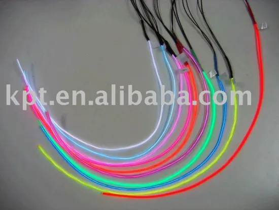 Electroluminescent Wire for Advertisement
