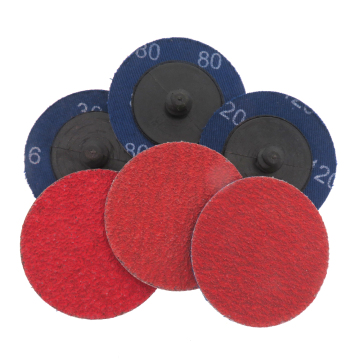 Quick Change Roll Lock Red Surface Angle Grinder with 50mm Diamond Sanding Disc