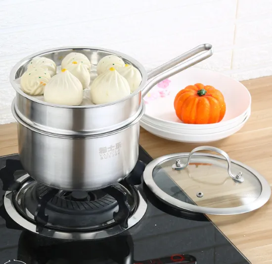 304 Stainless Steel Double Bottom Milk Pot