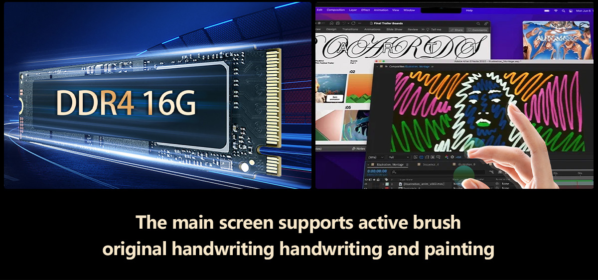 Dual-Screen Touch Screen