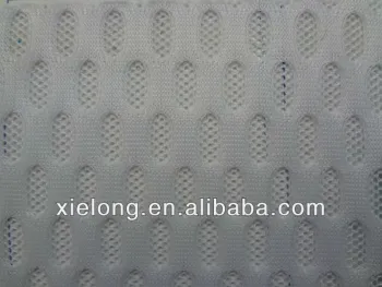 see through big hole fabric 100% nylon mesh knit fabric