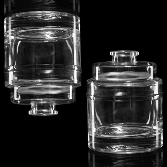 Round Decorative Diffuser Bottles Empty 400 ML Glass Bottle