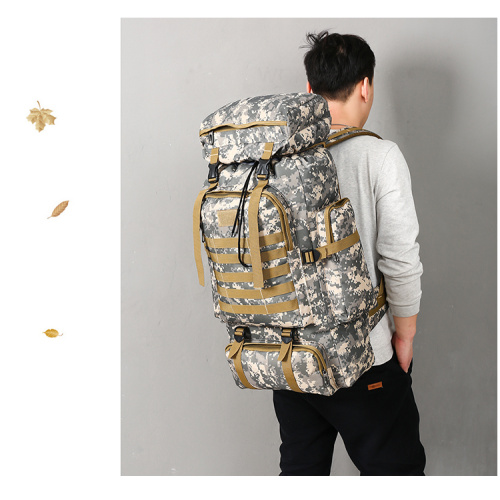 Mochila Militar Backpack de caminhada grande ao ar livre mochila tática