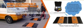 Portable axle weighing platform 10ton wheel load scale