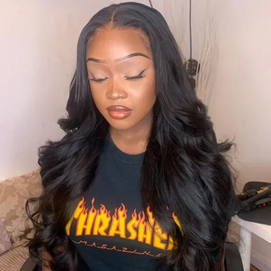 wholesale Lace Front Human Hair Wigs 30 Inch 13X4 Pre Plucked Remy Brazilian Body Wave 360 Lace Frontal Wigs With Baby Hair