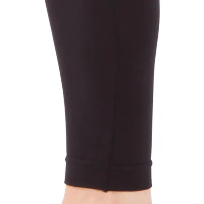 Plus Size Maternity Footless Tights - High Waisted Solid Style