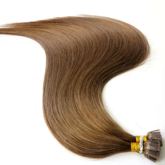 Stock 20Inch 22Inch 1G Pre Bonded 100% Cuticle Aligned Remy Human Hair Flat Tip Hair Extensions