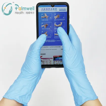 Gloves Nitrile Disposable Protective Equipments For Examination
