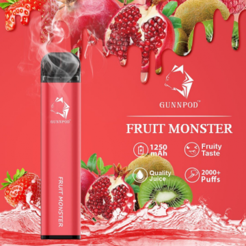 Fast Shipping GunnPod 2000puffs Disposable Vape 8ml E-Liquid