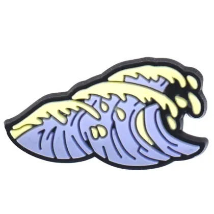 Blue Cartoon Sea Urchin Shoes Charms for Basketball Fashion