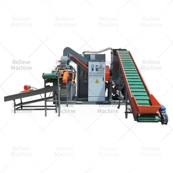 Factory Direct Selling Full Automatic Copper Rice Machine Wire Granulator Plastic Separator
