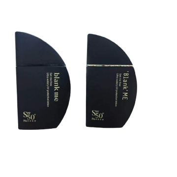 50ml HDPE Sunscreen Bottle with Nozzle Head for Cosmetic Packaging
