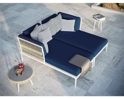 Rattan Wicker Garden Sofa and Casual Chair Table Set