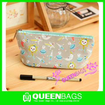 The unique design of flower zipper pencil case