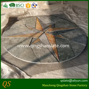 slate medallion floor tiles designs