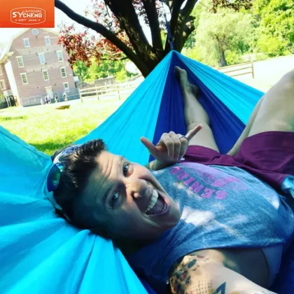 2021 High-Quality Outdoor Survival & Travel Hammocks - Single & Double Parachute Camping Hammocks