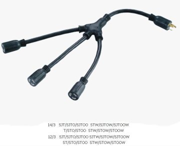 Generator extension cord