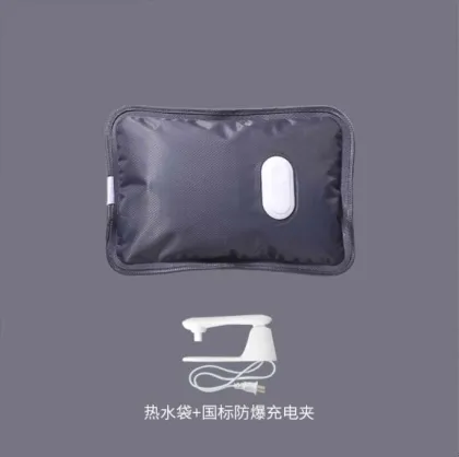 Mercerized Fabric Explosion-Proof Hand Warmer: Cute, Warm, and Rechargeable Hot Water Bag