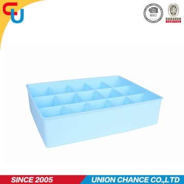 multifunctional plastic compartment storage box for putting underware,adjustable plastic utility storage box