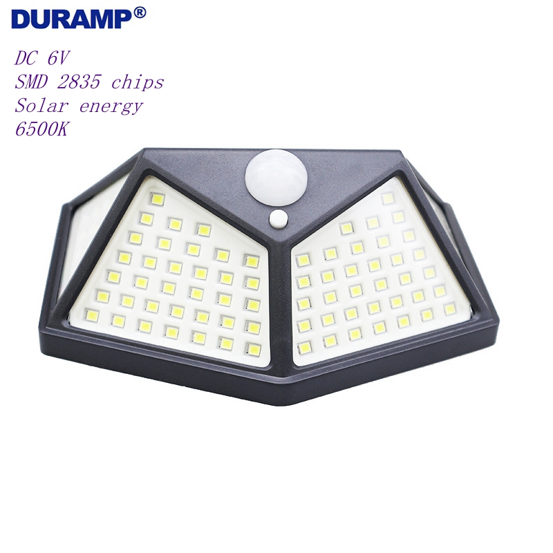 High-efficiency outdoor solar wall light