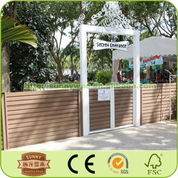 wpc outdoor fence for patio