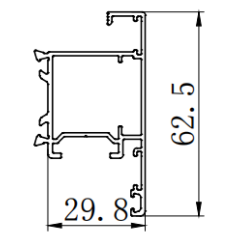 Moule d'extrusion de portes d'isolation de pause thermique