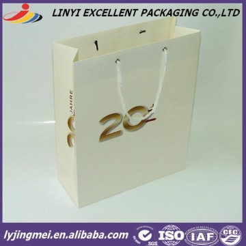 Luxury shopping paper bag with OEM printing