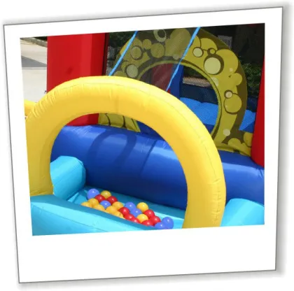 Happy hop Inflatable Play Center-9214 Bubble 4 in 1 Play Center