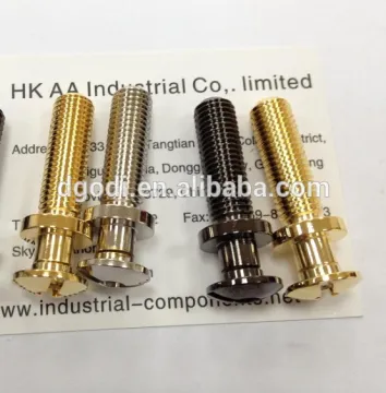 China fastener manufacturer male and female brass screw