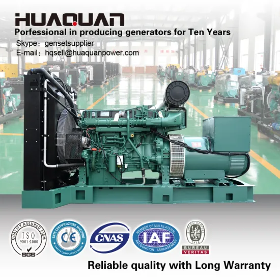 volvo penta diesel generator 500kva set 400kw