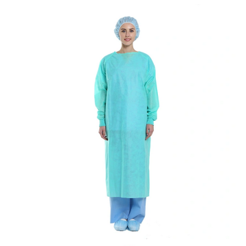 Robe d&#39;isolement médicale non tissée jetable