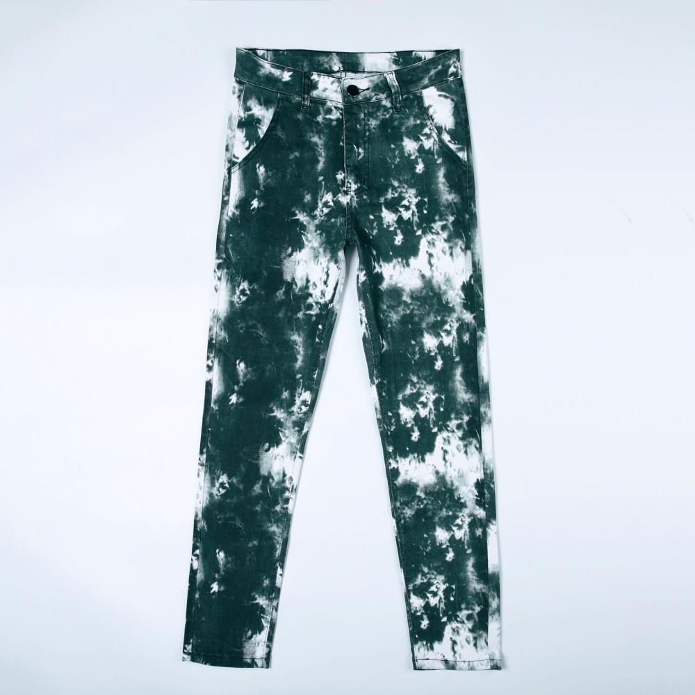 Tie Dye Denim Trousers