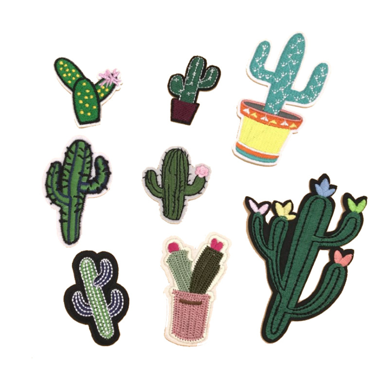 plant embroidery patch