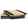 Brown Paper Hardcover Calculadora Notebook Excutive com caneta