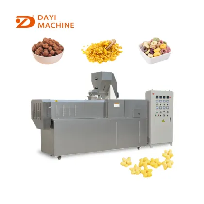 2 Ton Corn Flakes Extruder Machine - Kellogg's Breakfast Cereal Making Machine | Corn Flakes Production Line