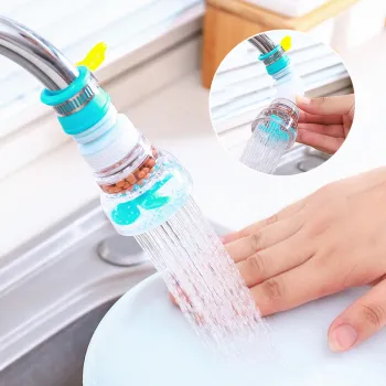 Rotation Faucet Spouts Tap Purifier Nozzle Water Filter For Household Kitchen