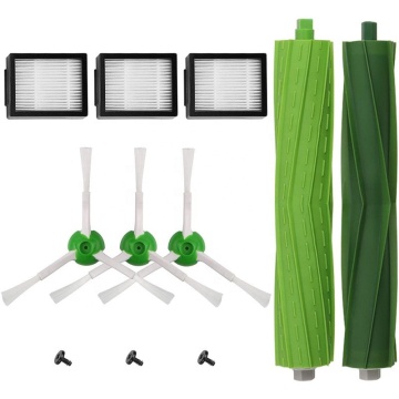 Bagian untuk IROBOT ROOPBAS (I7, I3, I4, E5, E6, E7) Pembersih Vakum: Sikat Roller Utama, Sikat Sisi, Filter HEPA, dan Komponen Tambahan