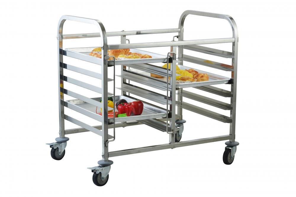 Doubel  lines Bakery Pan Trolley