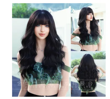 Jiatai real wig hair curtain smooth hair straight