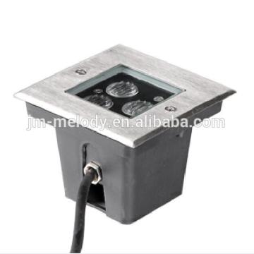 3W Waterproof IP67 24V Steady Color or RGB led Square inground light LED underground Lamp under ground Lighting