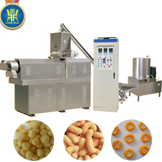 Automatic stainless steel cheese puff snack food processing maker