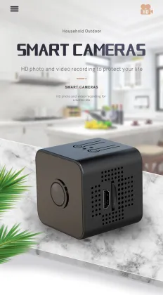 Mini Wifi Camera: Smart Home 1080p Micro Camcorder with Night Vision