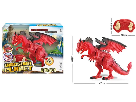 DINOSAUR ISLAND TOYS INFRARED R/C DINOSAUR , WITH SOUND AND LIGHT