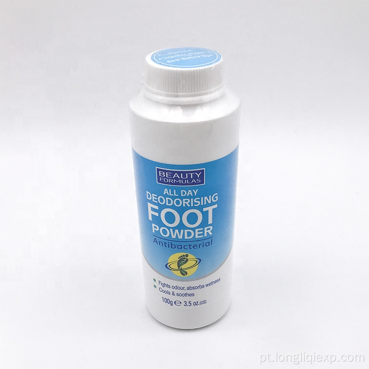 100g desodorante antifúngico removedor de spray em pó para pés