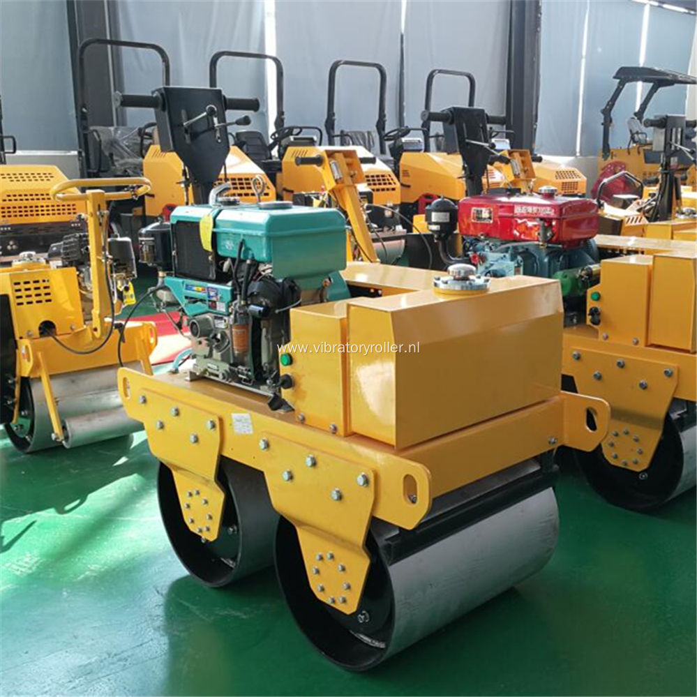 550Kg Double Drum Hand Asphalt Roller Compactor