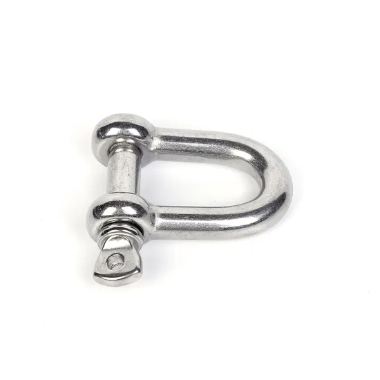 Stainless steel rigging equipment D-type shackle