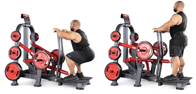 Plate Loaded Machines Squat Machine (with belt)