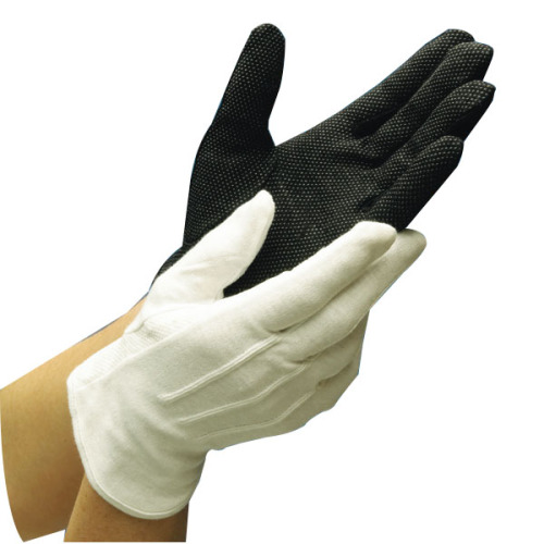 White Cotton Gloves Anti Slip Gloves