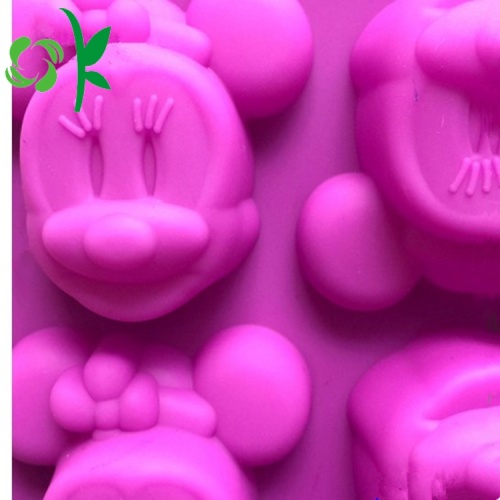 Silicone 4 lỗ chuột MInnie xà phòng mới đến khuôn