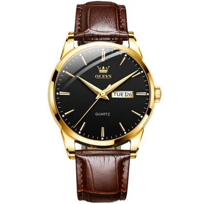 OLEVS 6898: Luxury Men's Quartz Watch - Luminous Men's Watches for Stylish Gentlemen